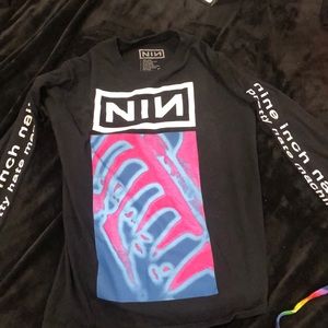 Size S long sleeve NIN Nine Inch Nails shirt